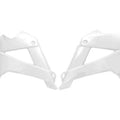 R-TECH White Radiator Scoops Gas EC/MX 125-450 2007-2009, FSR450 2007-2009