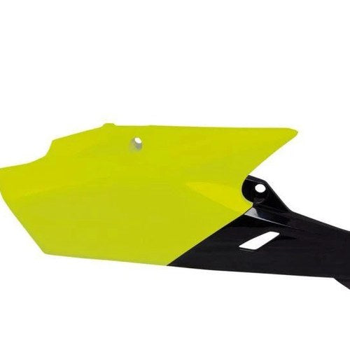 R-TECH NEON/BLACK Side Panels Yamaha YZ250F 14-18, YZ250FX 15-19, WR250F 15-19