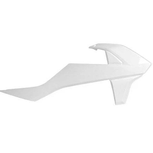 R-TECH White Rad Scoops KTM SX85 2018-2024, GASGAS MC85 2021-2024
