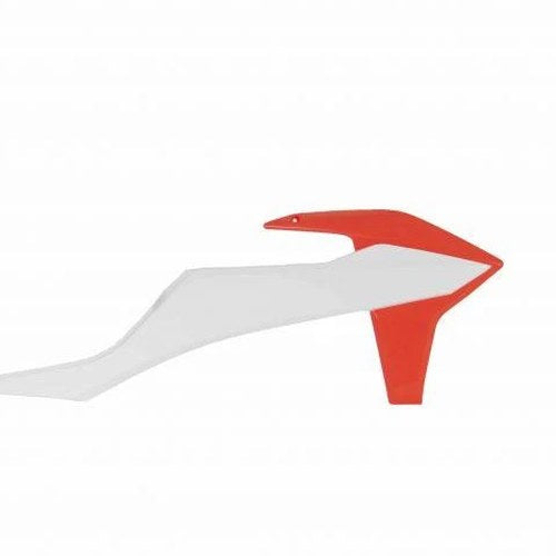 R-TECH WHITE/ORANGE Rad Scoops KTM XC/XC-F 250-450 2017-2018