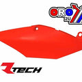 R-TECH Neon Red Side Panels Honda CRF450R/RX 17-20, CRF450X 19-24, CRF450L 2019