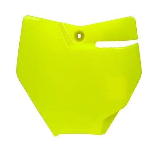 R-TECH Neon Yellow Front Number Plate KTM SX85 2018-2024, Gas MC85 2021-2024