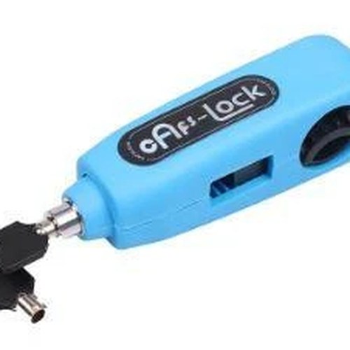 Handlebar Grip Brake Lever Lock (BLUE)