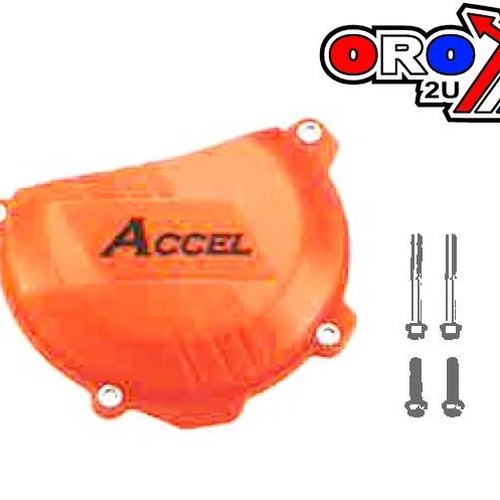 Orange Clutch Cover Protector Husqvarna FC250 2014-2015, FC350 2014-2016