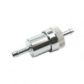 Silver 1/4" Alloy Fuel Filter