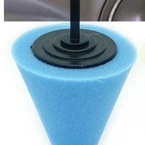 Blue Medium Brush Wheel Cleaner