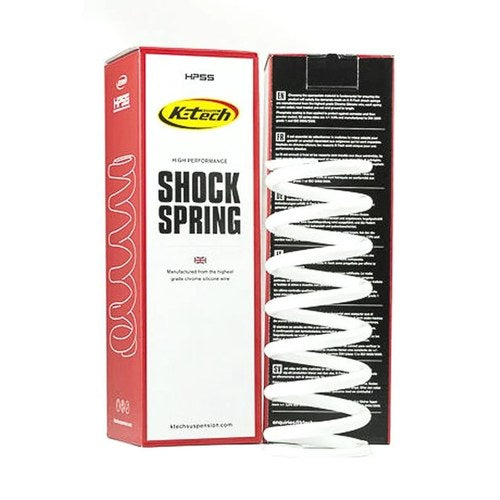 K-TECH Shock Absorber Spring, 35N (47x130) White, 47-130-35