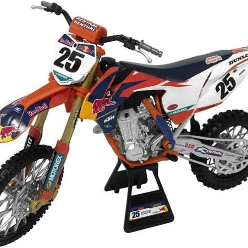 Newray Die Cast Model Red Bull KTM, SX-F 450 Marvin Musquin #25, Scale 1:6