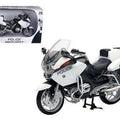 Newray Die Cast Model BMW R1200 RT-P U.S. Police Bike, Scale 1:12