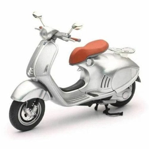 Newray Die Cast Model Vespa 946, Silver, Scale 1:12