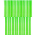 Green Spoke Skin Set 8.5" & 7.5", 76 Pcs