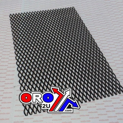 Airflow Mesh Black Aluminium 30x30cm