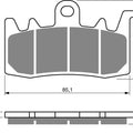 Brake Pads Front & Rear For Kawasaki Z H2 Performance 2021-2023
