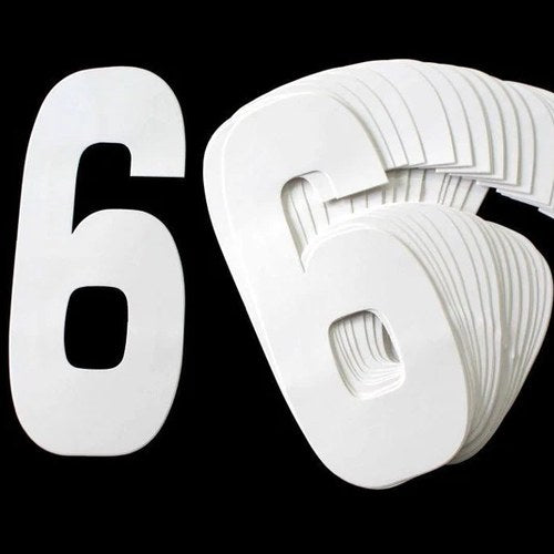 White 8"/20cm 6/9. PACK/25