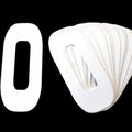 White 8"/20cm 0. PACK/25