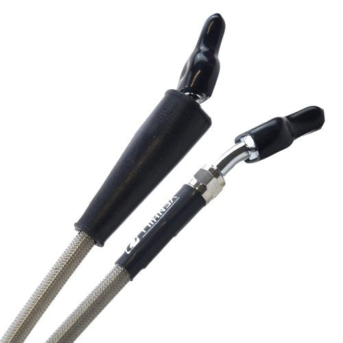 Venhill Rear Brake Hose SILVER/BLK, Husq TE310 09-12, TE450 06-10, TE510 06-10