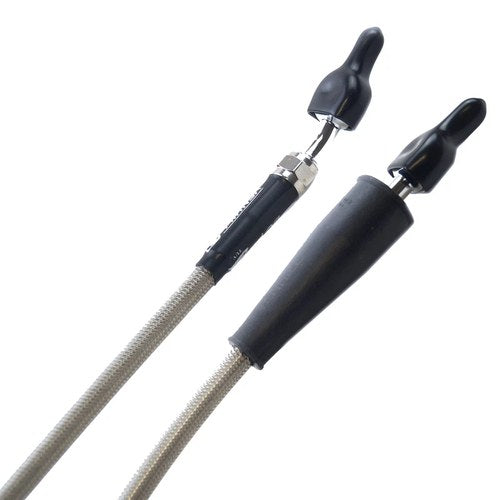 Venhill Front Brake Hose SILVER/BLK, Husqvarna CR125/250, TC510 1992-1995