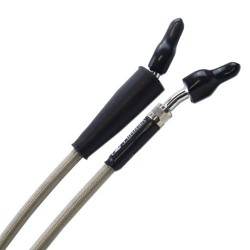 Venhill Front Brake Hose SILVER/BLK Kawasaki KX250F 2012, KX450F 2012