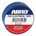 Blue Pvc Electrical Insulation Tape 19mm x 10 yards