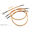 Fir Front Brake Hose+2" Orange KIT/3, Yamaha YFZ350 Banshee 1990-2006