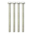 M8x100 Full Thread Hex Bolts PK/4