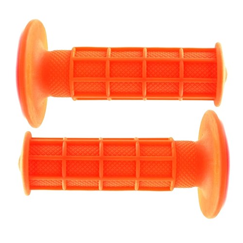 Full Waffle Orange Grips, 22/25mm