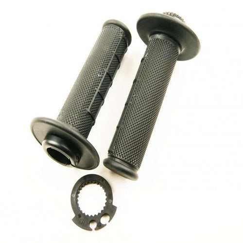 Fir Black Soft Half Waffle Lock ON Grip Set Yamaha WR250F 03-19, WR450F 03-19