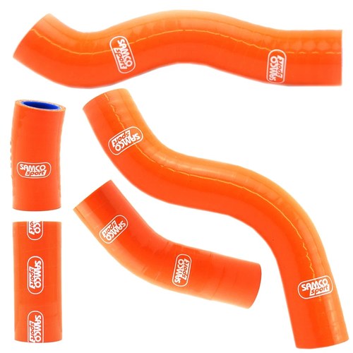 Samco Orange 6 Piece Hose Kit KTM SX85 13-17, Husqvarna TC85 1-17