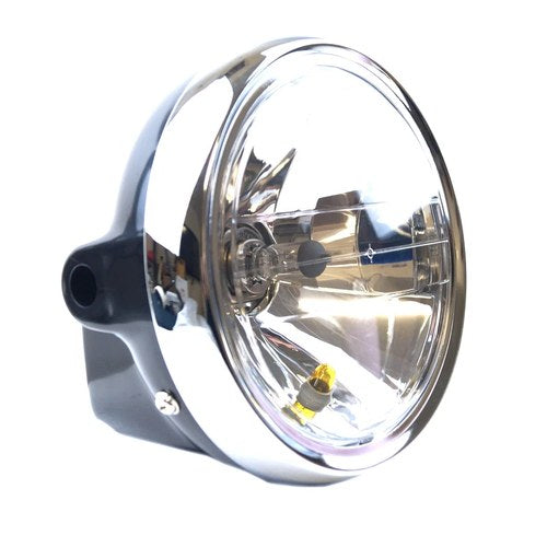 Universal 7" Black Round Headlight