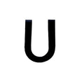 Number Plate Digits Big U Each