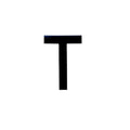 Number Plate Digits T Each