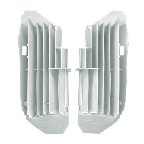 R-TECH White Oversize Rad Louvers Yamaha YZ450F 2023-2025, YZ450FX 2024-2025
