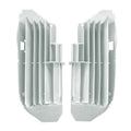 R-TECH White Oversize Rad Louvers Yamaha YZ450F 2023-2025, YZ450FX 2024-2025