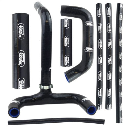Samco 8 Piece Black Silicone Hose Kit KTM 640 LC4 94-08, 660 LC4 All Years