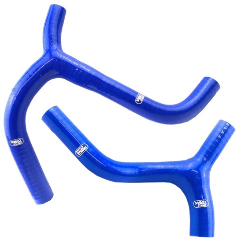 Samco Race Design 2 Piece Blue Silicone Hose Kit Kawasaki KX450F 2016-2018
