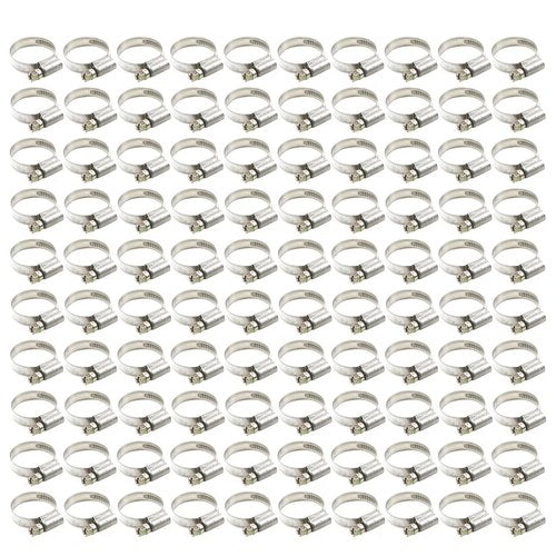 Jubilee Pipe Clip 20 - 32mm Kale Clamp 304 Stainless Steel (PACK OF 100)