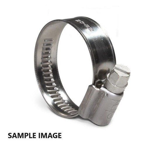 Jubilee Pipe Clip 50 - 70mm Kale Clamp 304 Stainless Steel (PACK OF 100)