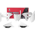R-TECH White Plastic KIT/6 Honda CRF250RX 2022-2023, CRF450RX 2021-2023