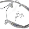 DS Braided Brake Line Kit Front +4" Harley Davidson Electra Glide/Street Glide