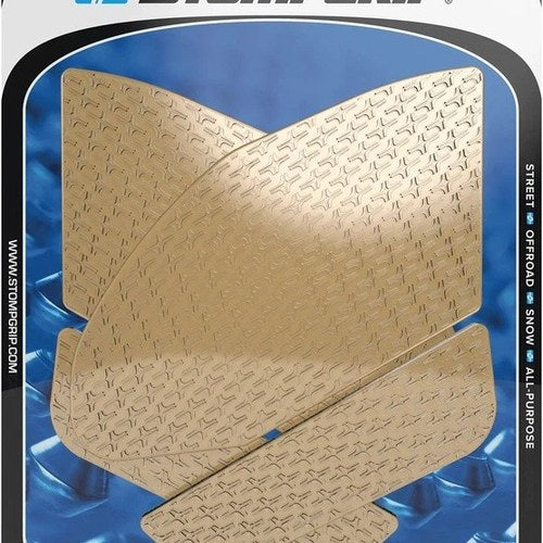 Stomp Icon Profile Traction Pad Tank Grips Clear for Suzuki GSXR1000 2017-2025