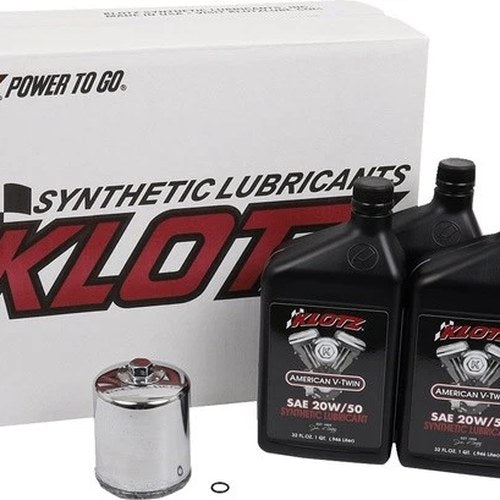 Klotz Basic Engine Oil and Filter Kit 4 Quarts #KH-105 Harley Davidson Sportster