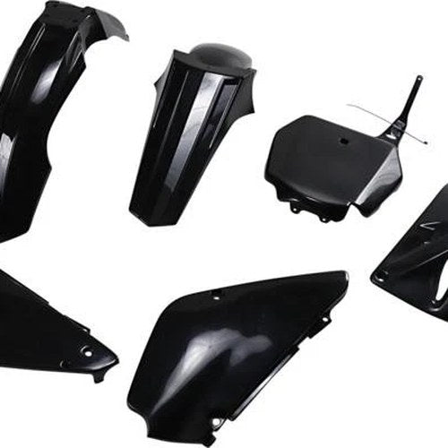 UFO Restyled Complete Plastics Kit Black #SUKIT405K001 for Suzuki RM85/RM85L