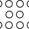 James Starter Solenoid Quad Seal Gaskets 10-Pack #JGI-60645-65-X Harley Davidson
