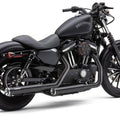 Cobra Rpt Slip-On Mufflers Black #6081RB Harley Davidson Sportster
