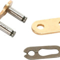 D.I.D 415 Erz Series Non-Sealed Road Racing Chain RJ Clip-Type Master Link Gold