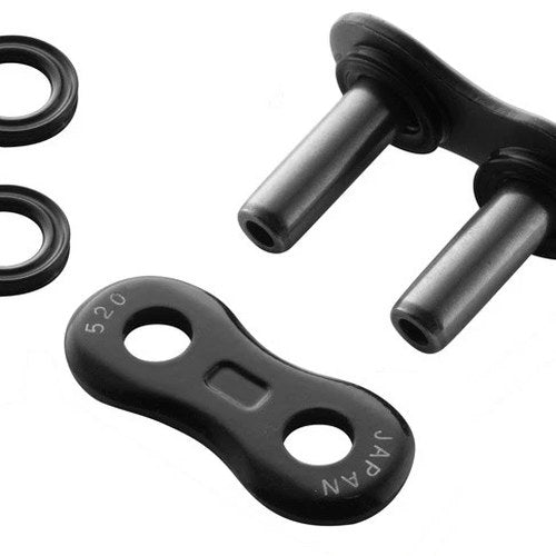 EK 520 RV3D Series Race Chain Rivet-Type Master Link Black