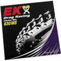 EK 630 MS Series Drag Racing Chain 130 Links Chrome