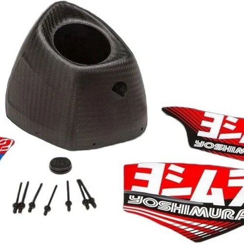 Yoshimura RS-12 Muffler Replacement End Cap Kit CF