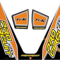 Pro Circuit Ti-6 Exhaust Decal Orange