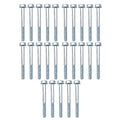 M6 x 55mm Flange Bolt, Pack OF 25, 10mm Hex